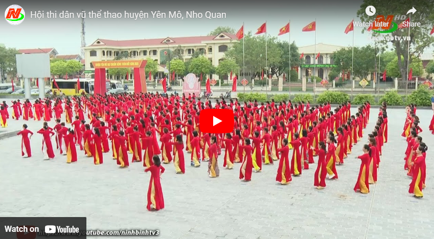 Hội thi dân vũ thể thao huyện Yên Mô, Nho Quan